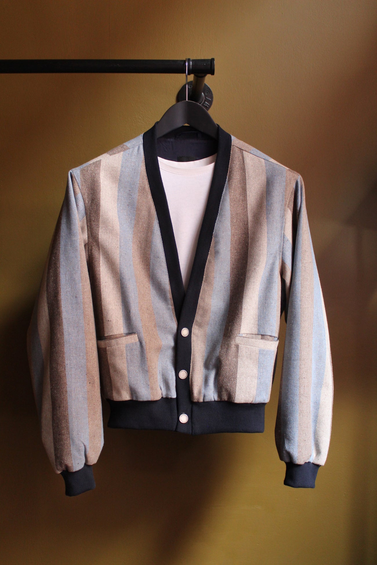 White striped outlet jacket