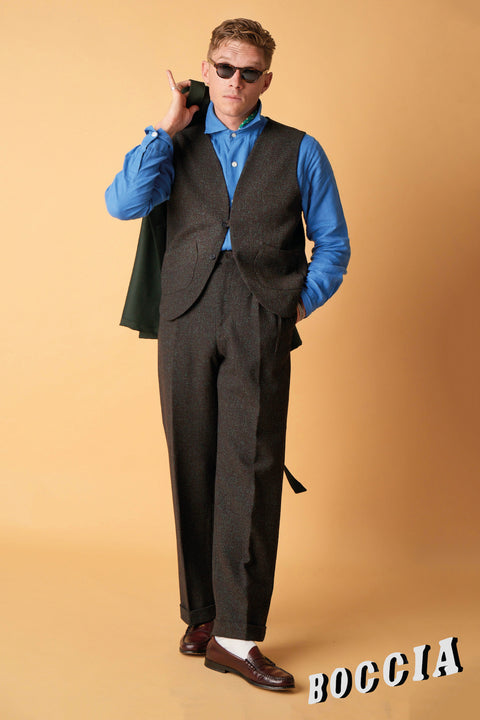 Boccia 2pc suit set - trousers and waistcoat (in Boccia fabric options)