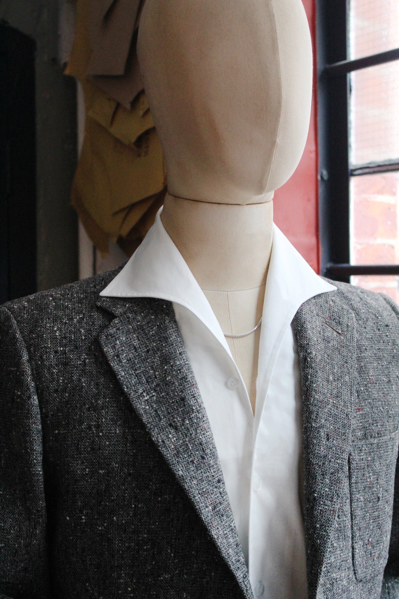 White wing collar Henry Hill shirt