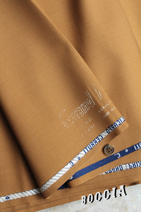Milk orange wool suiting -  TB052