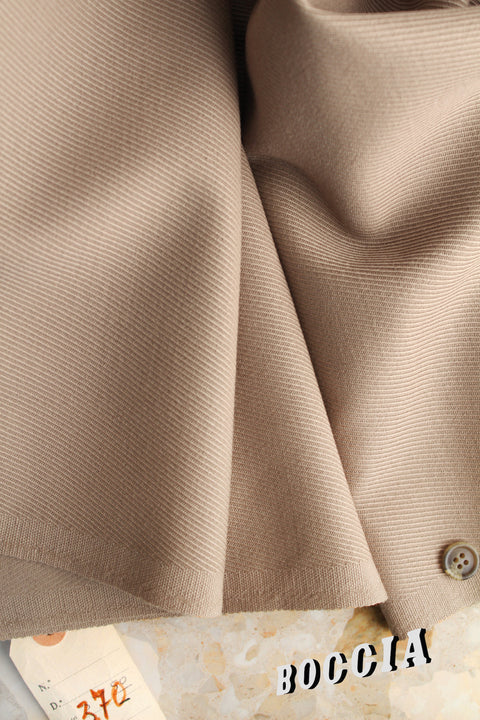 Powder beige cavalry twill wool- TT009